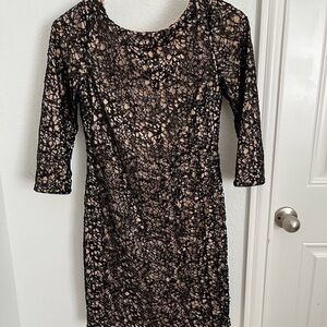 Aidan Black Sequin Bodycon Dress